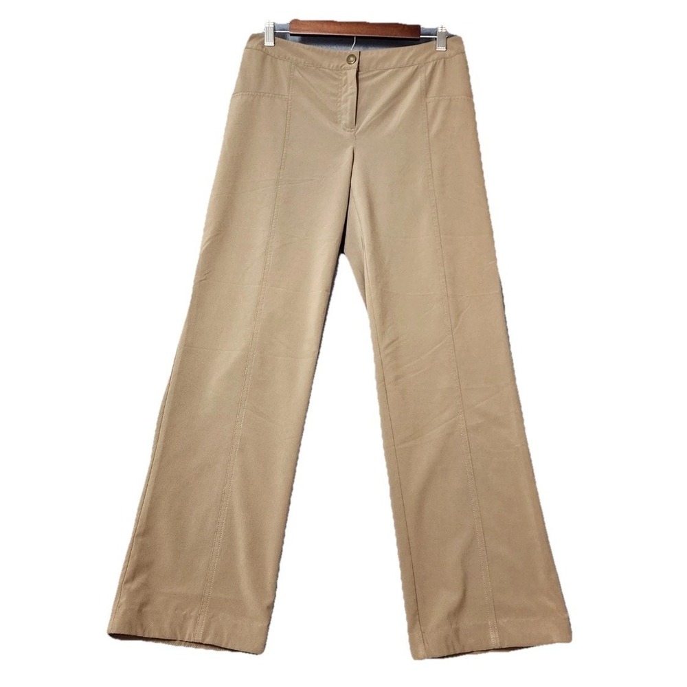 Chicos Weekends Women's Lightweight Khaki Tan Pants‎ Size 2 ( US 12 Or L)